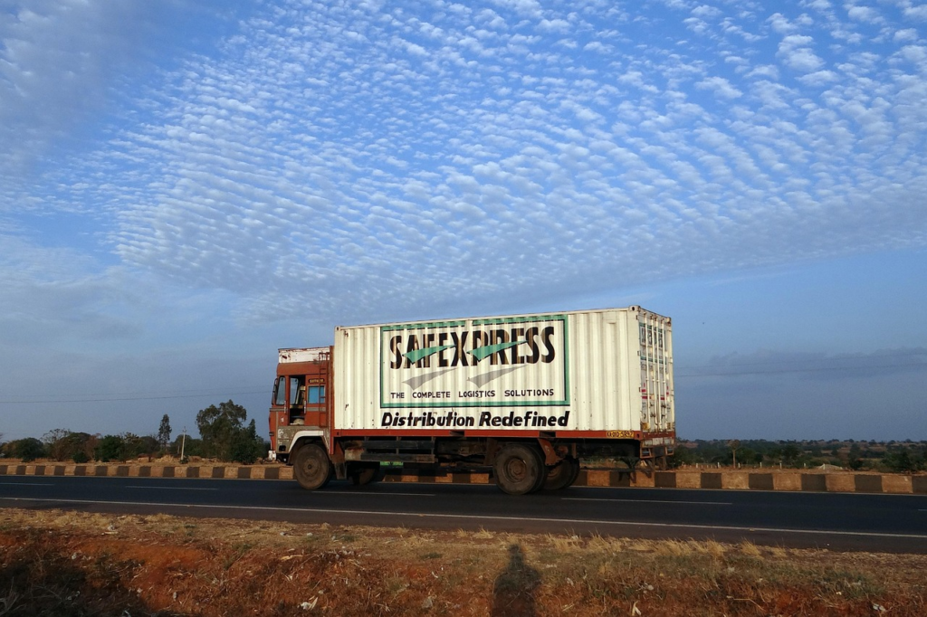 truck, lorry, highway, bangalore-pune, road, india, blue truck